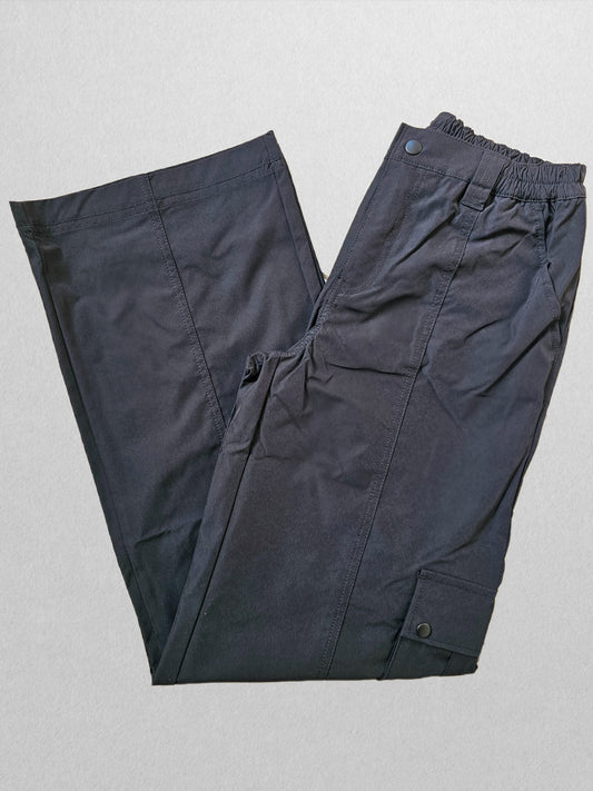 Belen Nylon Cargo Pants (Black)