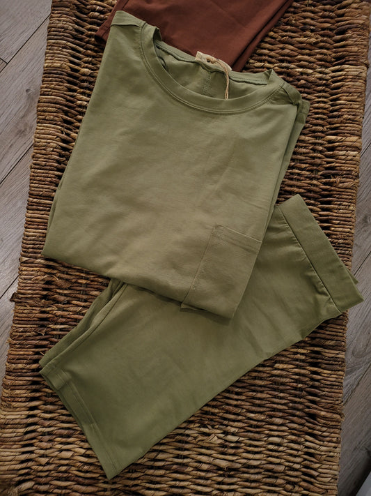 Aliana Short Set (Olive)