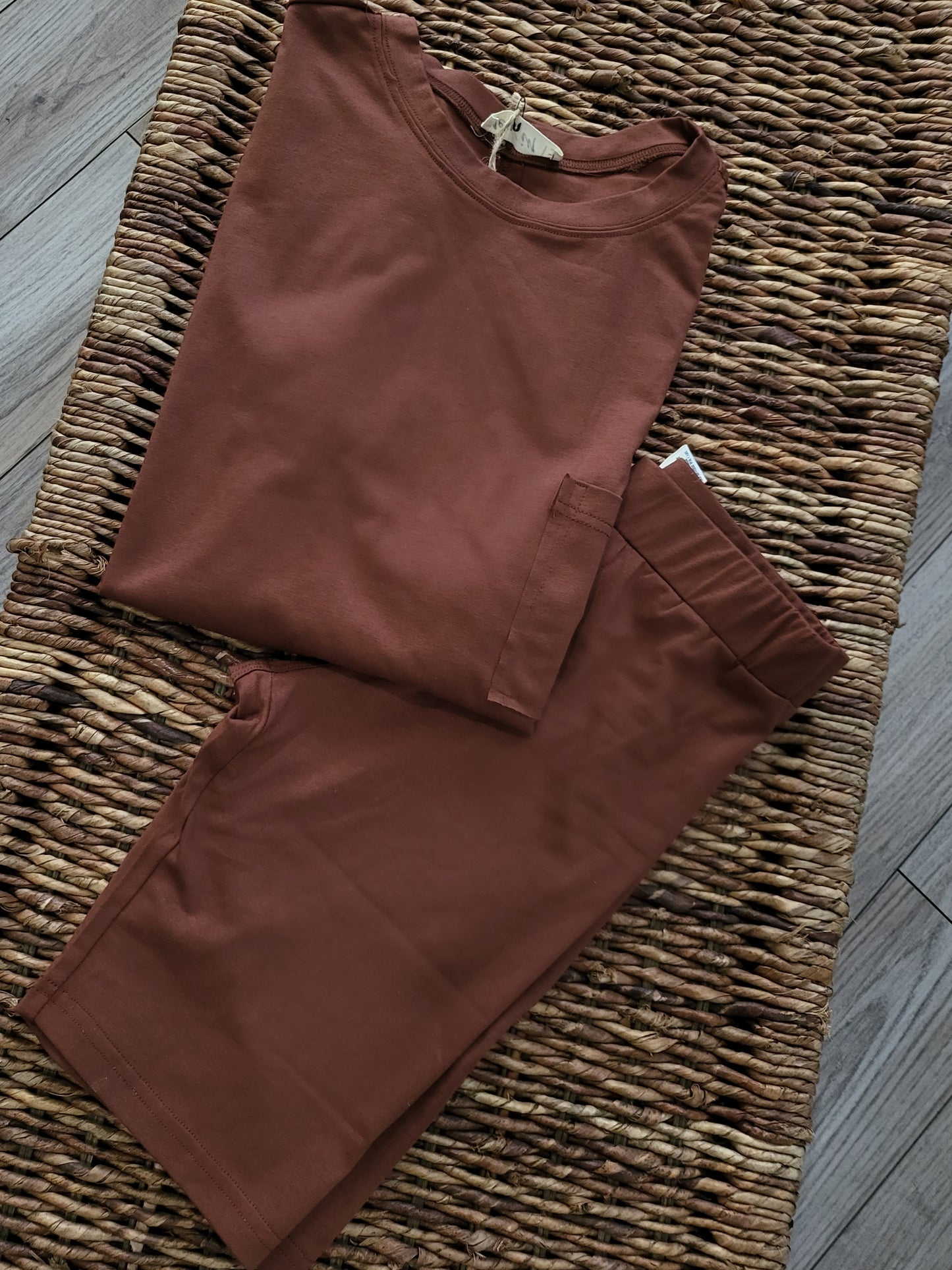 Aliana Short Set (Chocolate)