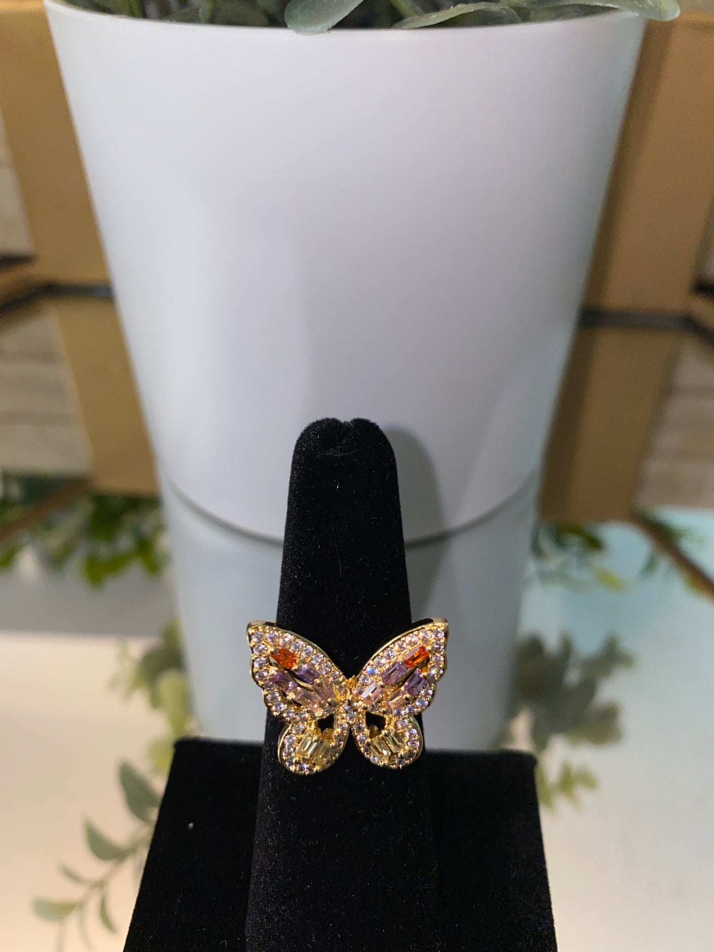 Multi Butterfly Ring